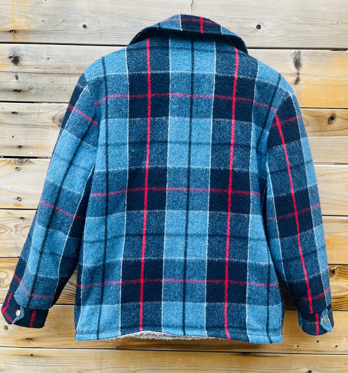 FLANNEL JACKET MENS LARGE SHERPA COAT
