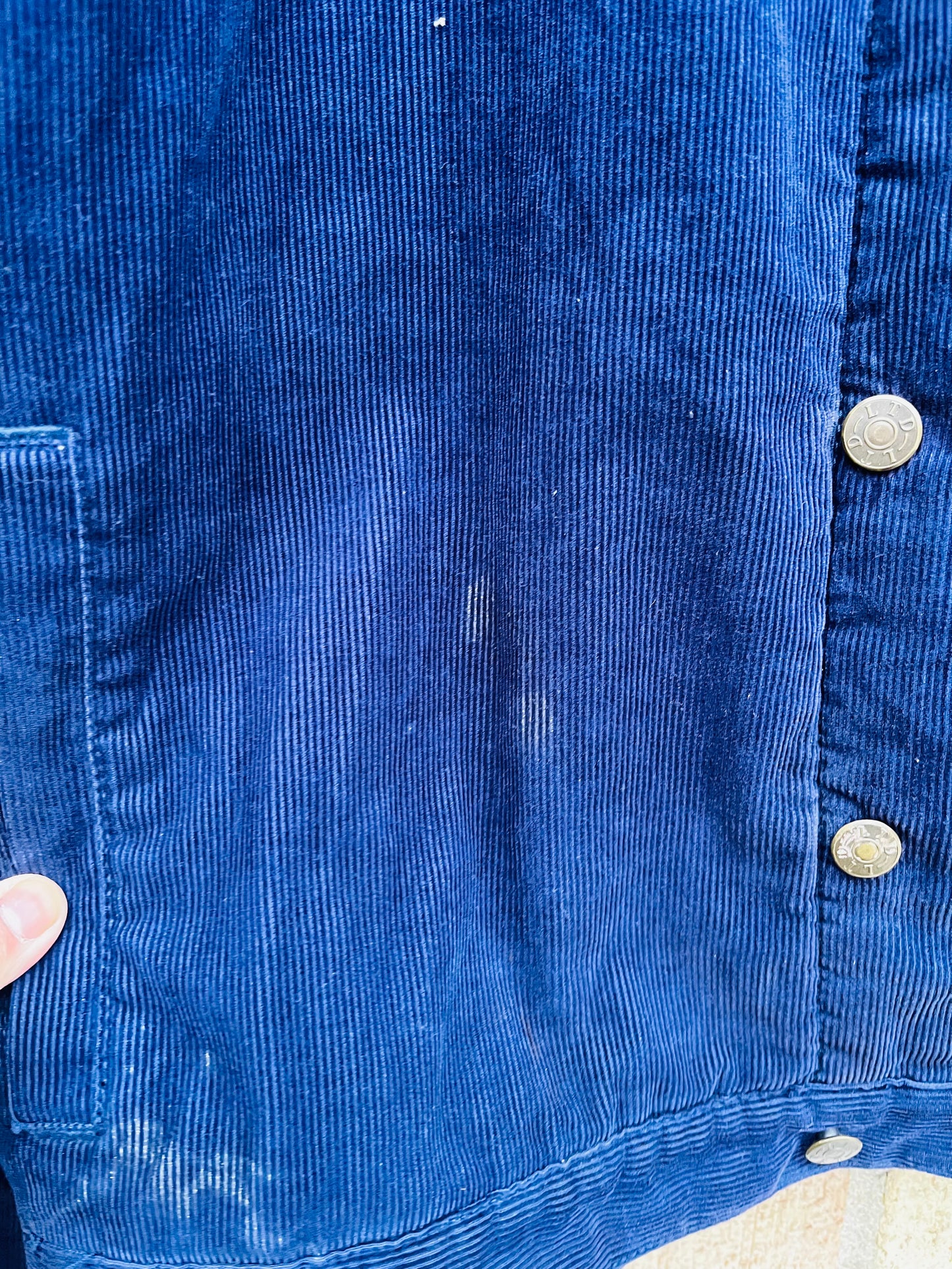VINTAGE TOPMAN JACKET MENS MEDIUM BLUE DENIM TRUCKER LINED