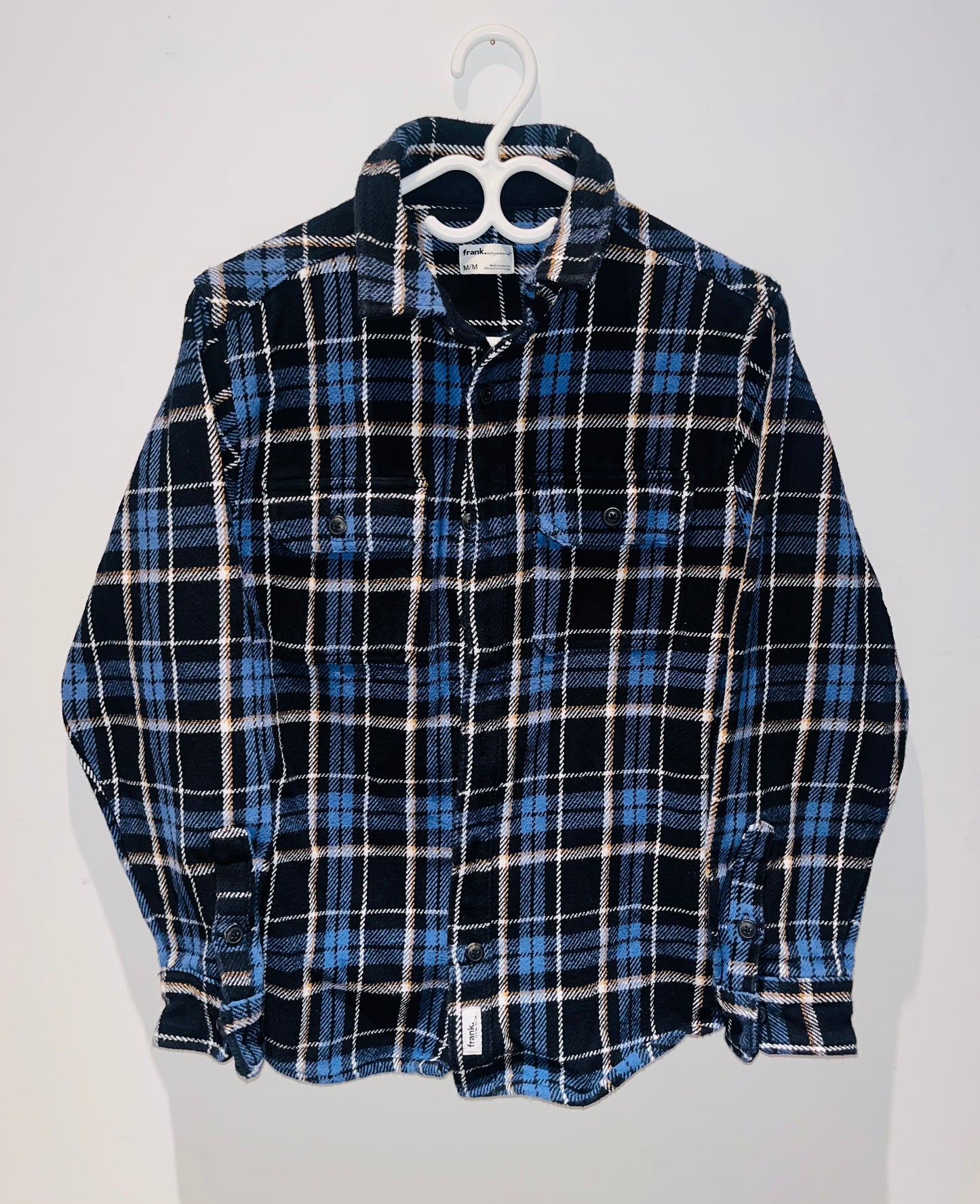 FRANK AND OAK FLANNEL BUTTON UP JACKET