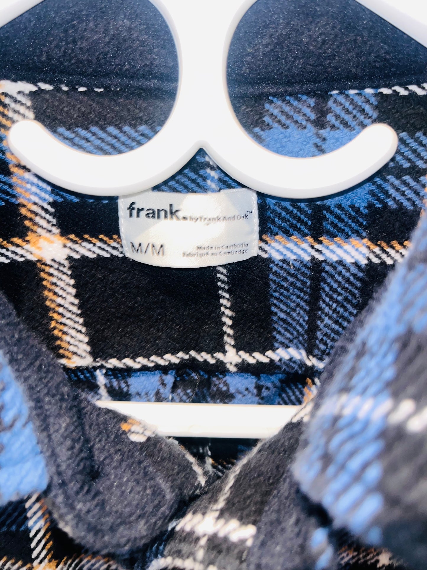 FRANK AND OAK FLANNEL BUTTON UP JACKET