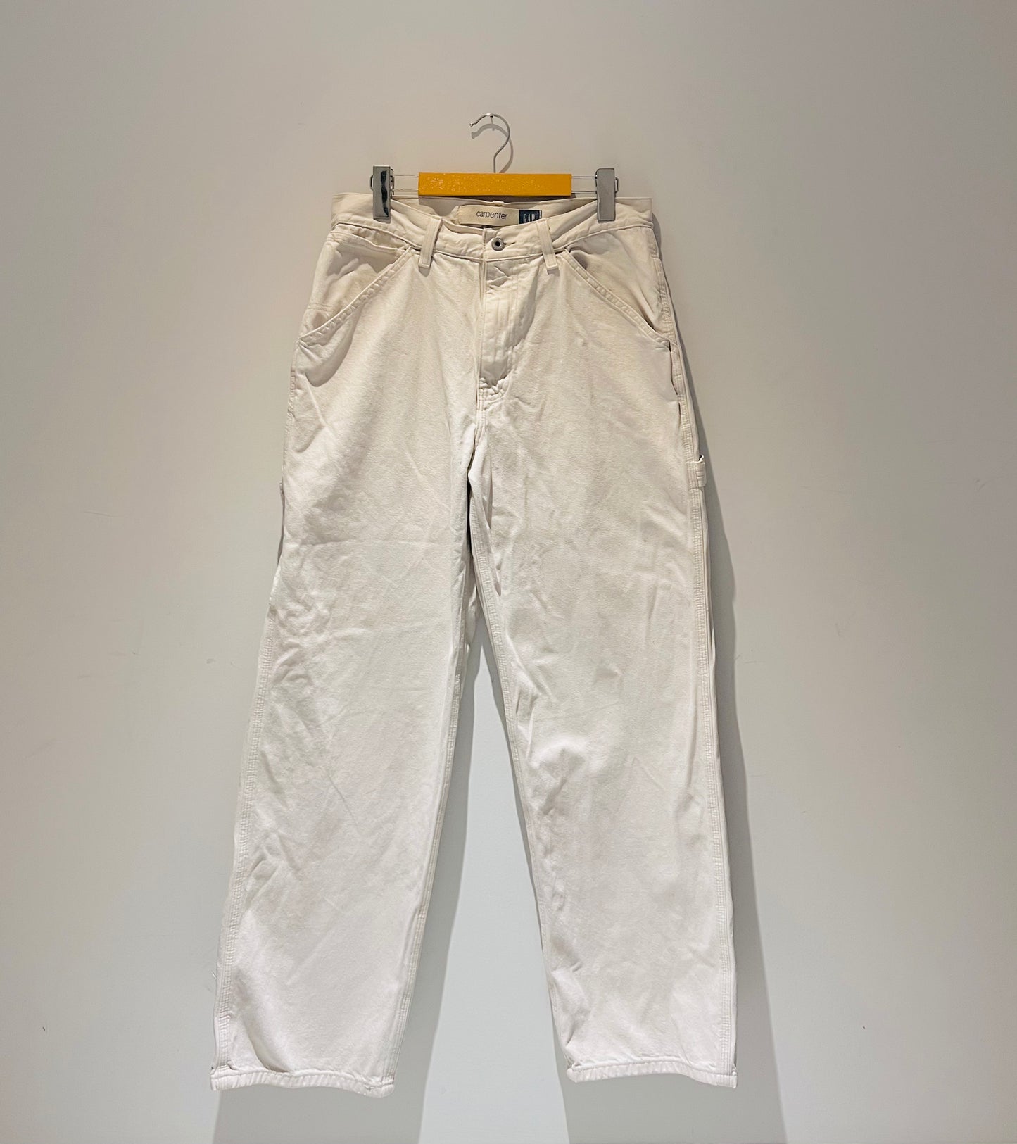 VINTAGE GAP CARPENTER WHITE DENIM SIZE 32/30