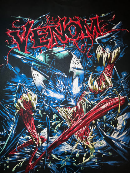 VINTAGE VENOM BLACK TSHIRT SZ MEDIUM