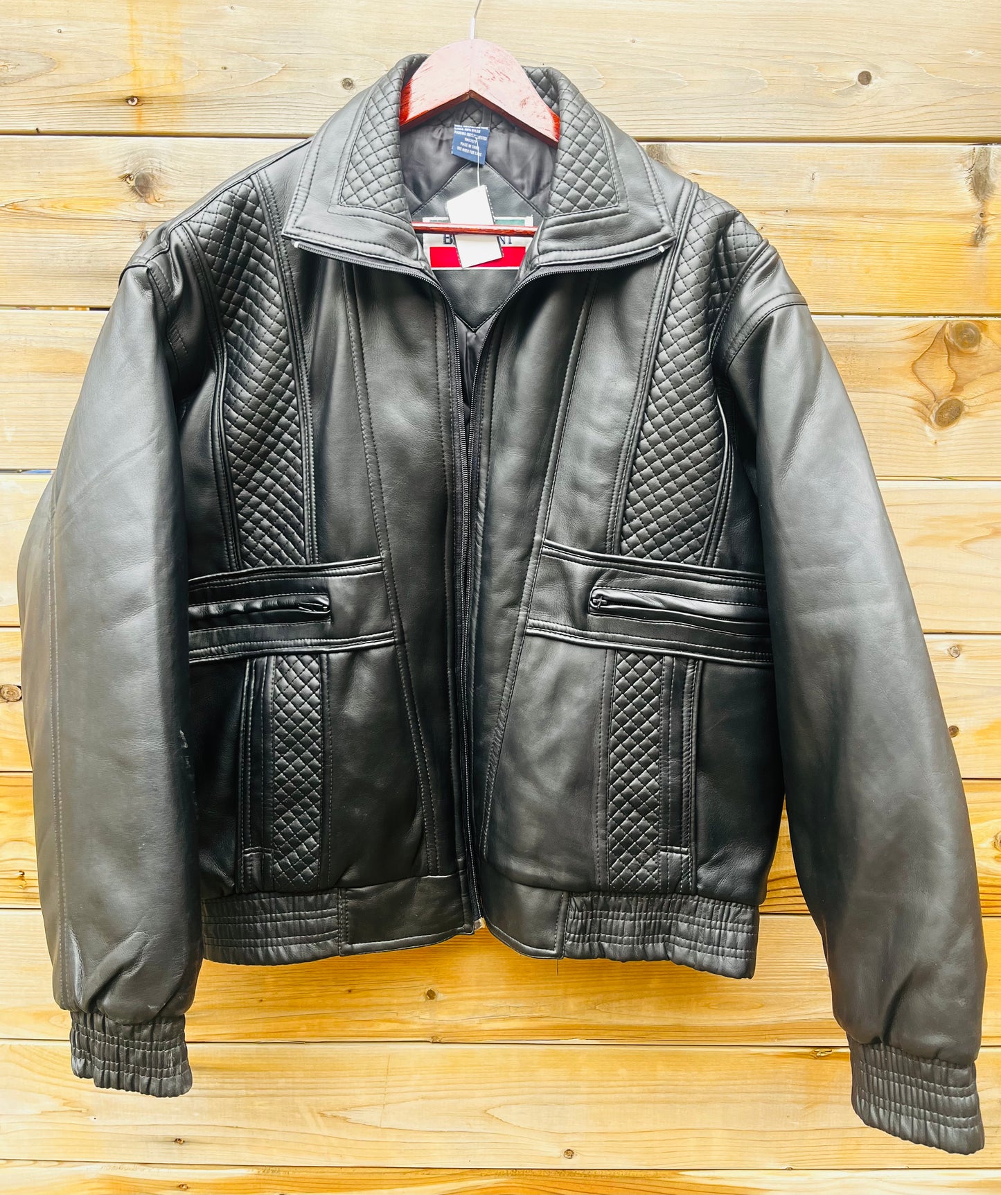 VINTAGE BANDINI LEATHER JACKET MENS MEDIUM