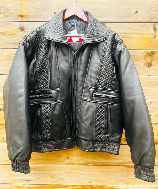 VINTAGE BANDINI LEATHER JACKET MENS MEDIUM
