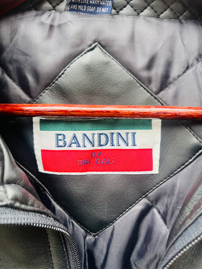 VINTAGE BANDINI LEATHER JACKET MENS MEDIUM