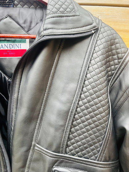 VINTAGE BANDINI LEATHER JACKET MENS MEDIUM