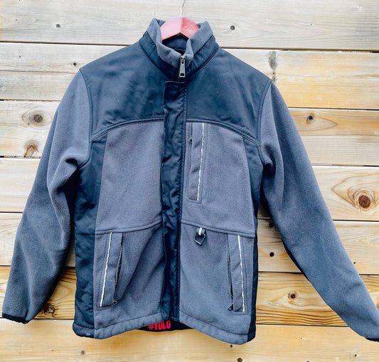 MENS DuraDrive Yolo Charcoal/Black Fleece Work Jacket Size S