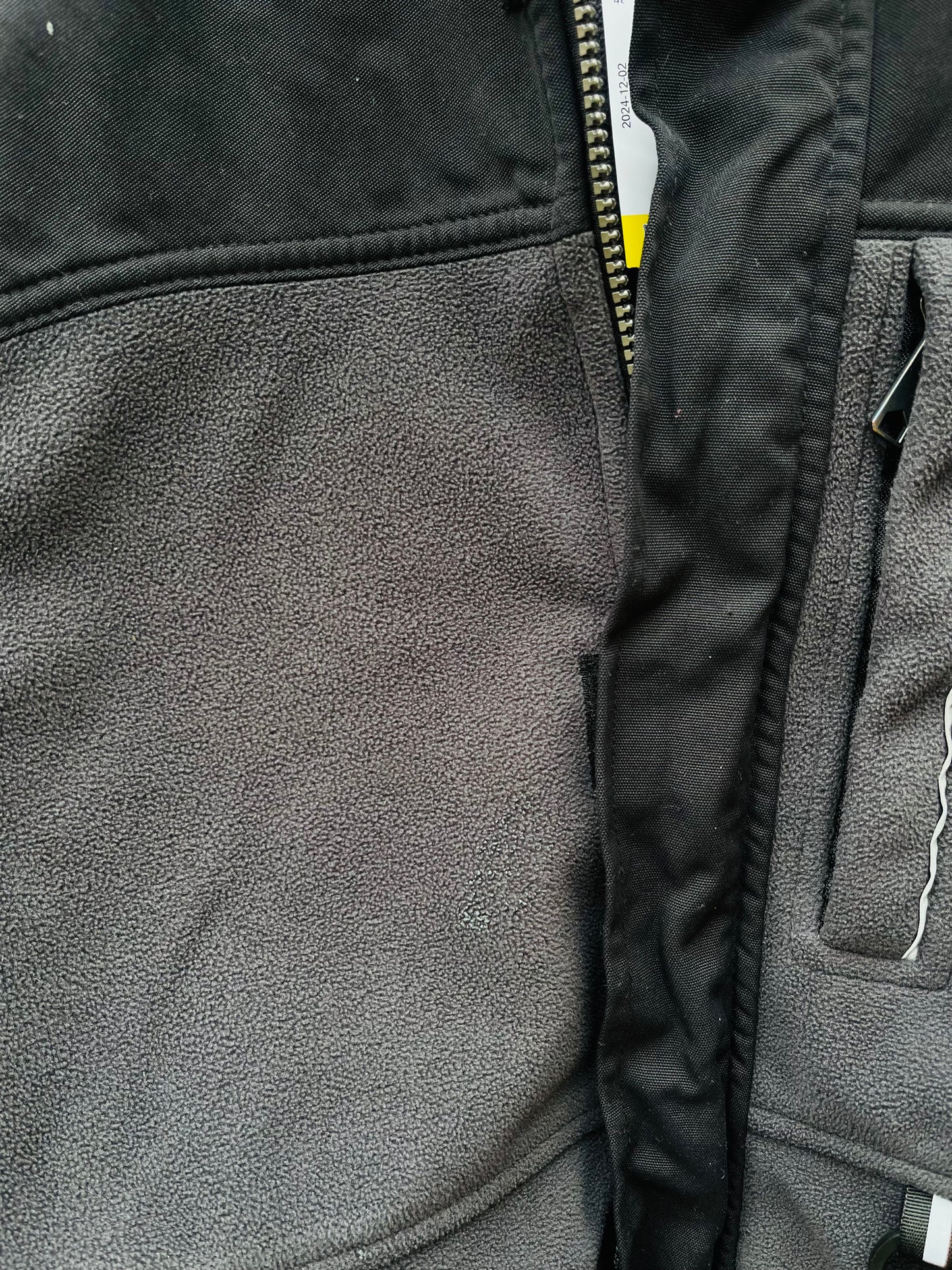 MENS DuraDrive Yolo Charcoal/Black Fleece Work Jacket Size S