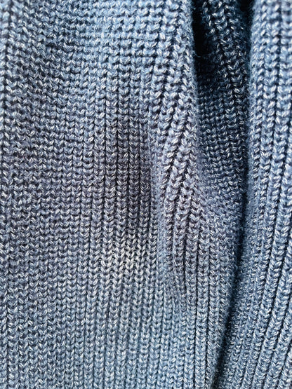 UNIQLO MENS SIZE MEDIUM BLUE KNIT CARDIGAN