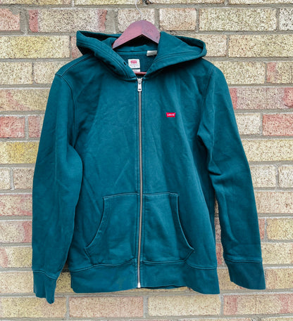 LEVI'S SWEATSHIRT FULL ZIP HOODIE SIZE SMALL