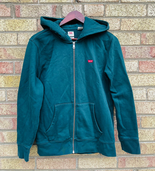 LEVI'S SWEATSHIRT FULL ZIP HOODIE SIZE SMALL