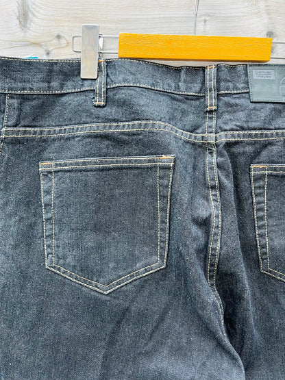 VINTAGE DENVER STRAIGHT LEG W38 X L32 BLACK DENIM