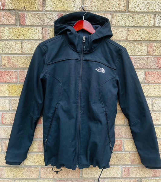 NORTH FACE WOMENS BLACK JACKET SIZE MEDIUM