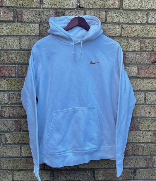 NIKE WHITE HOODIE SIZE LARGE