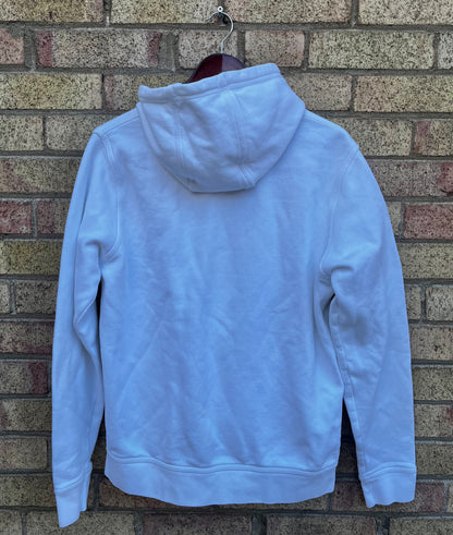 NIKE WHITE HOODIE SIZE LARGE