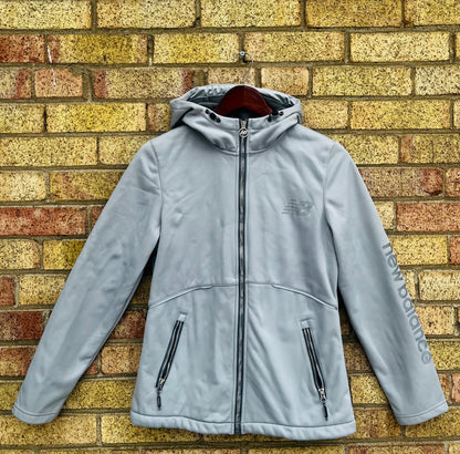 NEW BALANCE WOMENS GREY JACKET SIZE SMALL