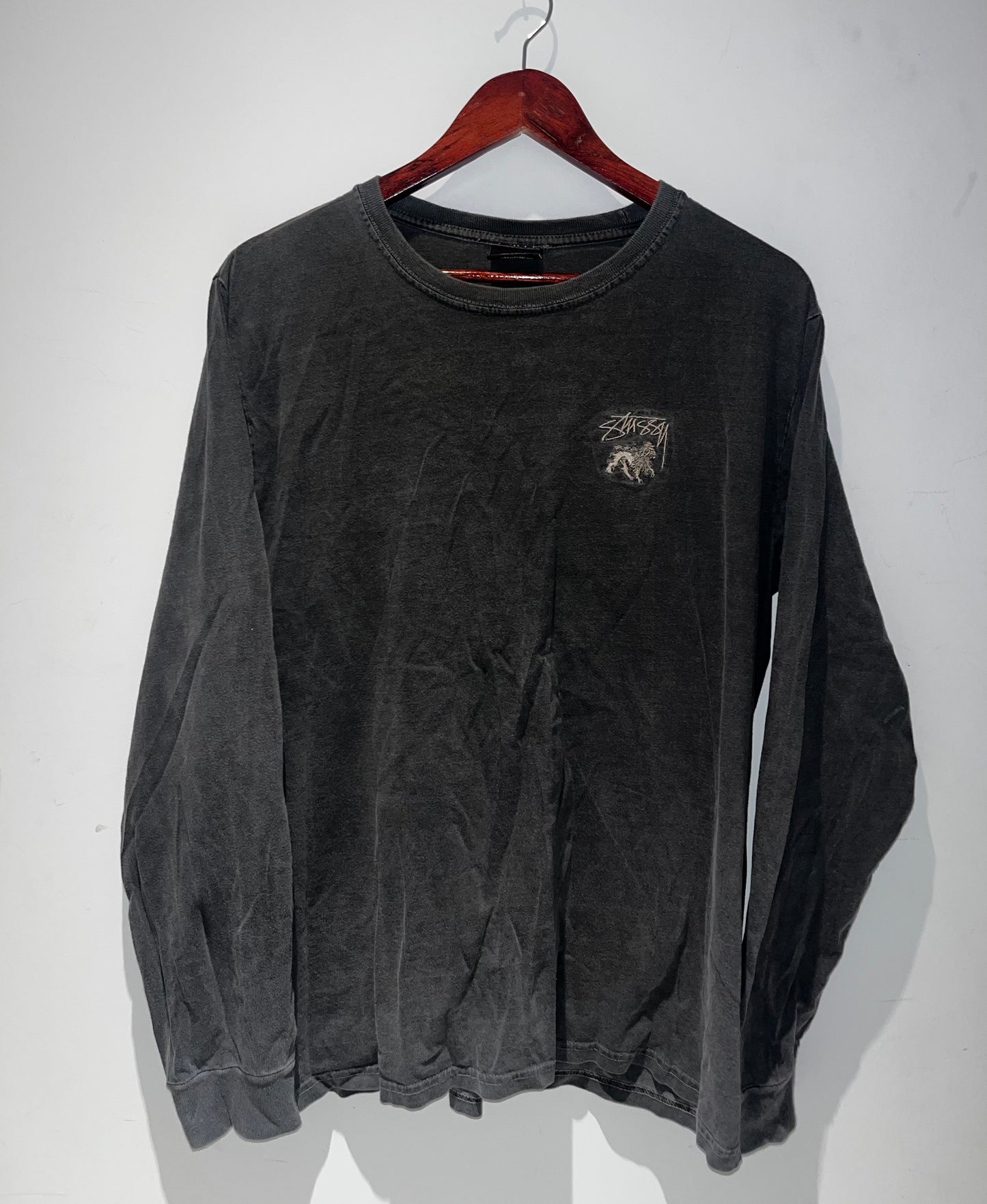 VINTAGE STUSSY LONG SLEEVE TSHIRT SIZE MEDIUM