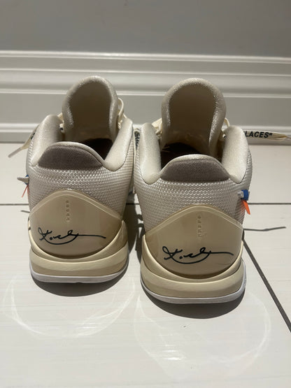 CUSTOM KOBE X OFF-WHITE SNEAKERS SIZE 7.5