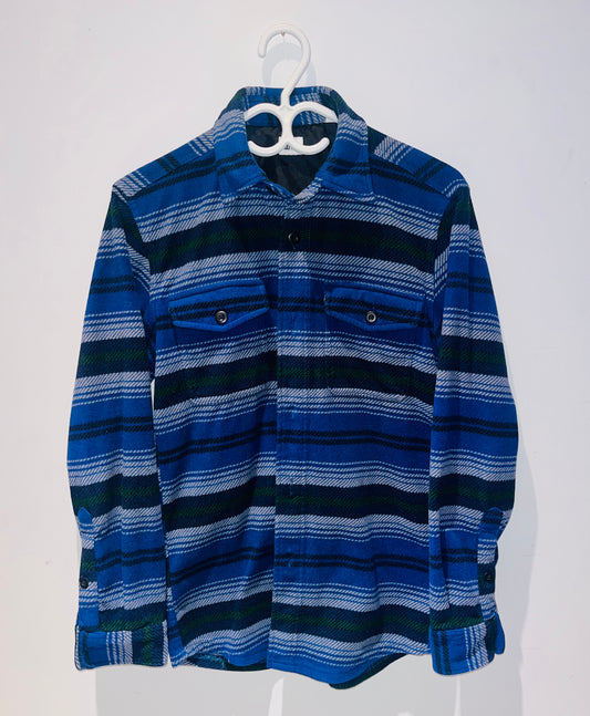 UNIQLO FLEECE BUTTON UP SHIRT SIZE SMALL