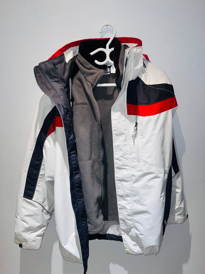 VINTAGE COLUMBIA DOUBLE LAYERED JACKET SIZE SMALL