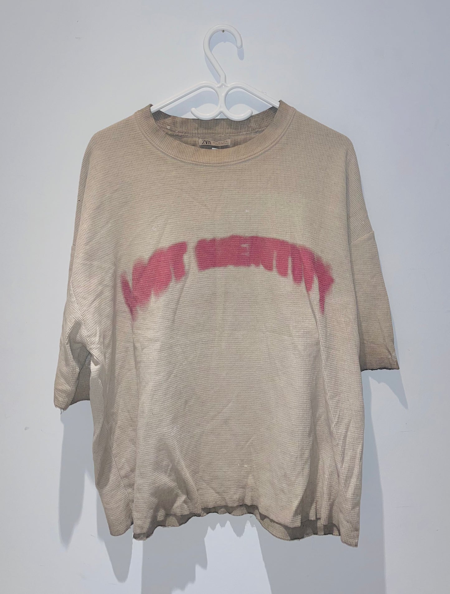 ZARA OVERSIZED TSHIRT SIZE LARGE