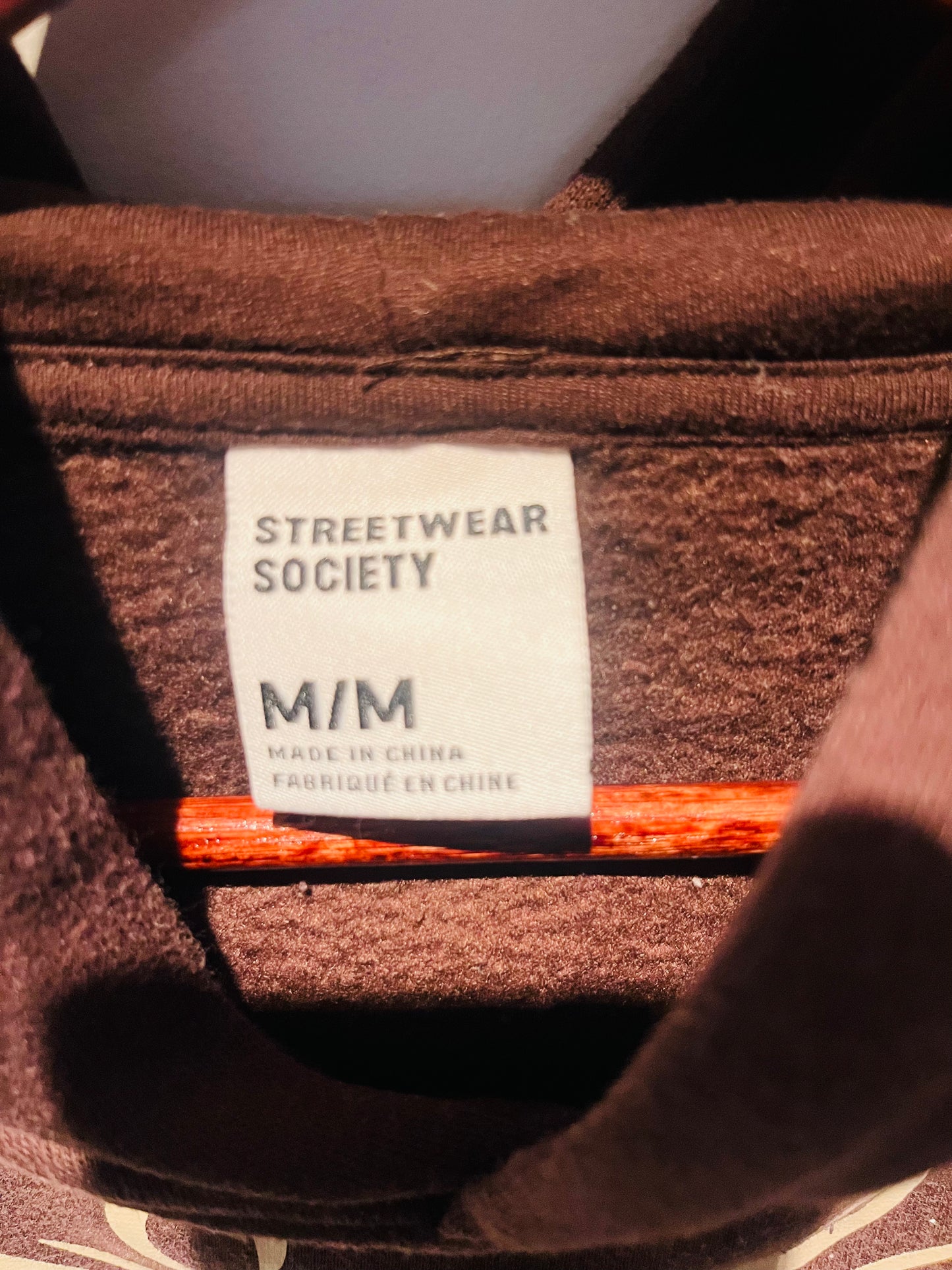 STREETWEAR SOCIETY SWEATSHIRT SIZE MEDIUM