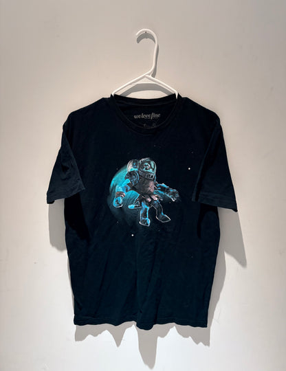 VINTAGE BLACK GRAPHIC TSHRT SIZE MEDIUM