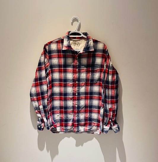 VINTAGE FLANNEL BUTTON UP SHIRT SIZE SMALL