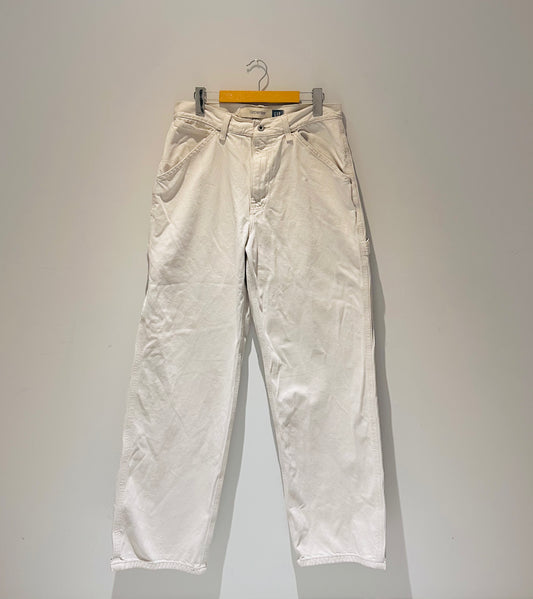 VINTAGE GAP CARPENTER WHITE DENIM SIZE 32/30