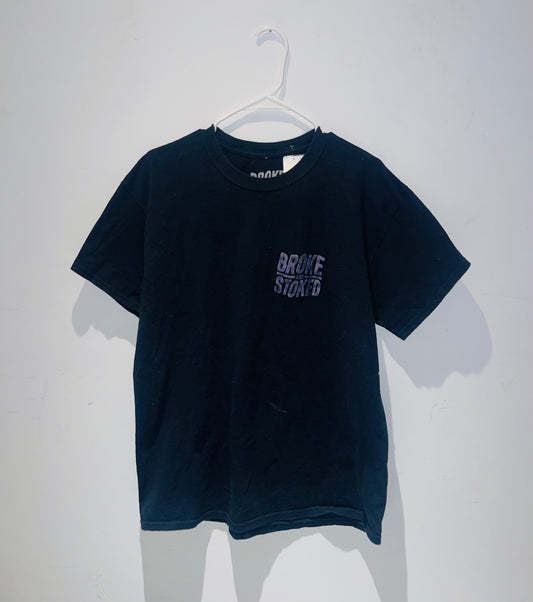 VINTAGE BROKE AND STONED TSHIRT SIZE LARGE